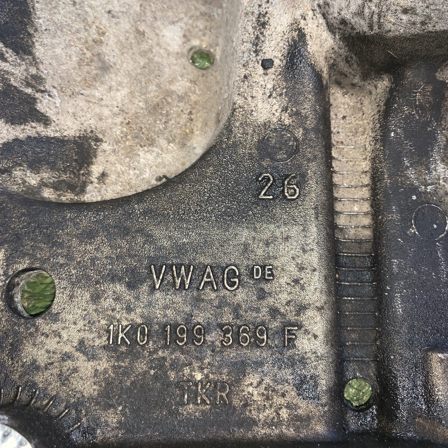 1K0199369F CULLA MOTORE ASSALE ANTERIORE VOLKSWAGEN GOLF 6 2.0 140 CV