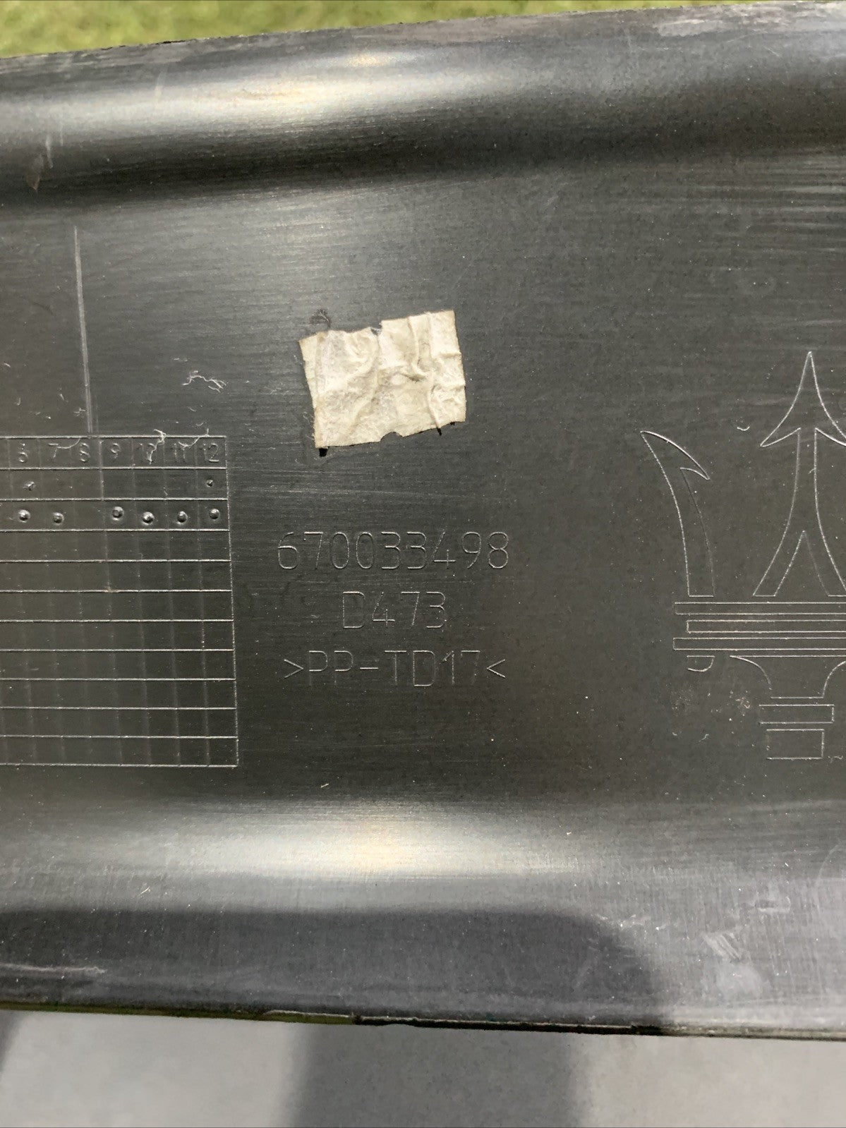 Convogliatore Aria Paraurti Anteriore MASERATI Levante 670033498