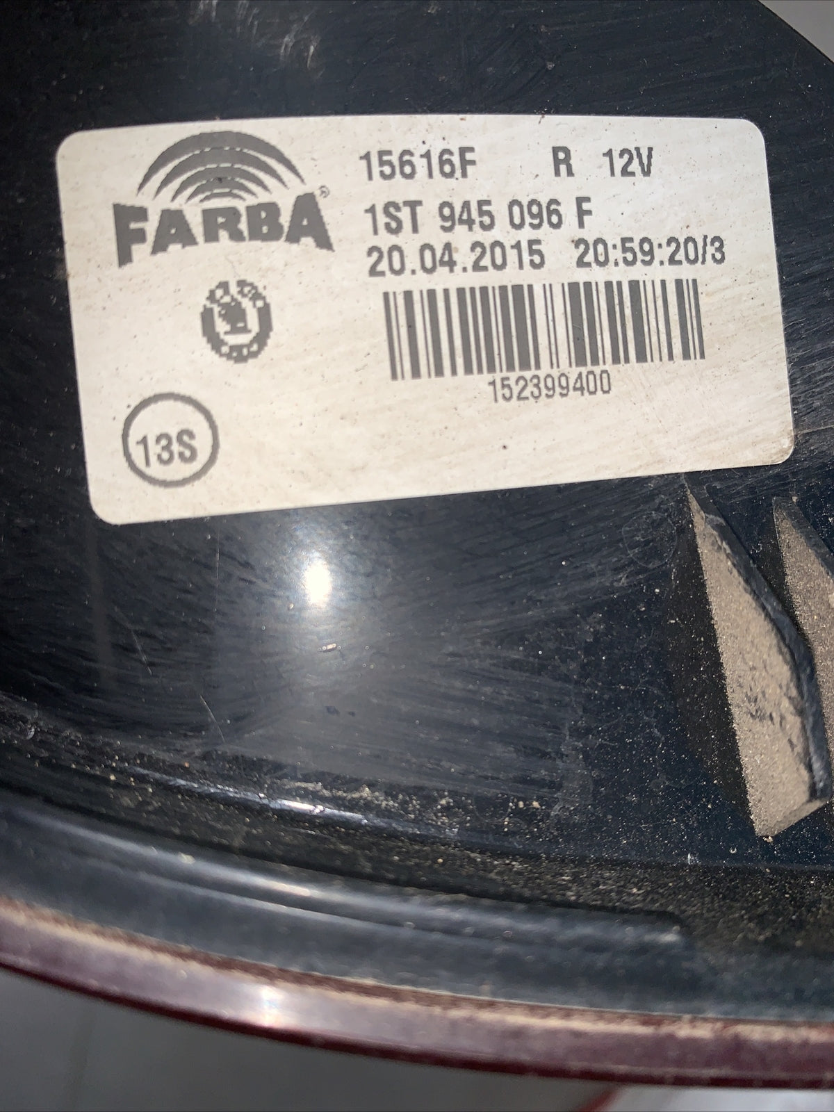 1ST945096F FANALE POSTERIORE DX SKODA CITIGO