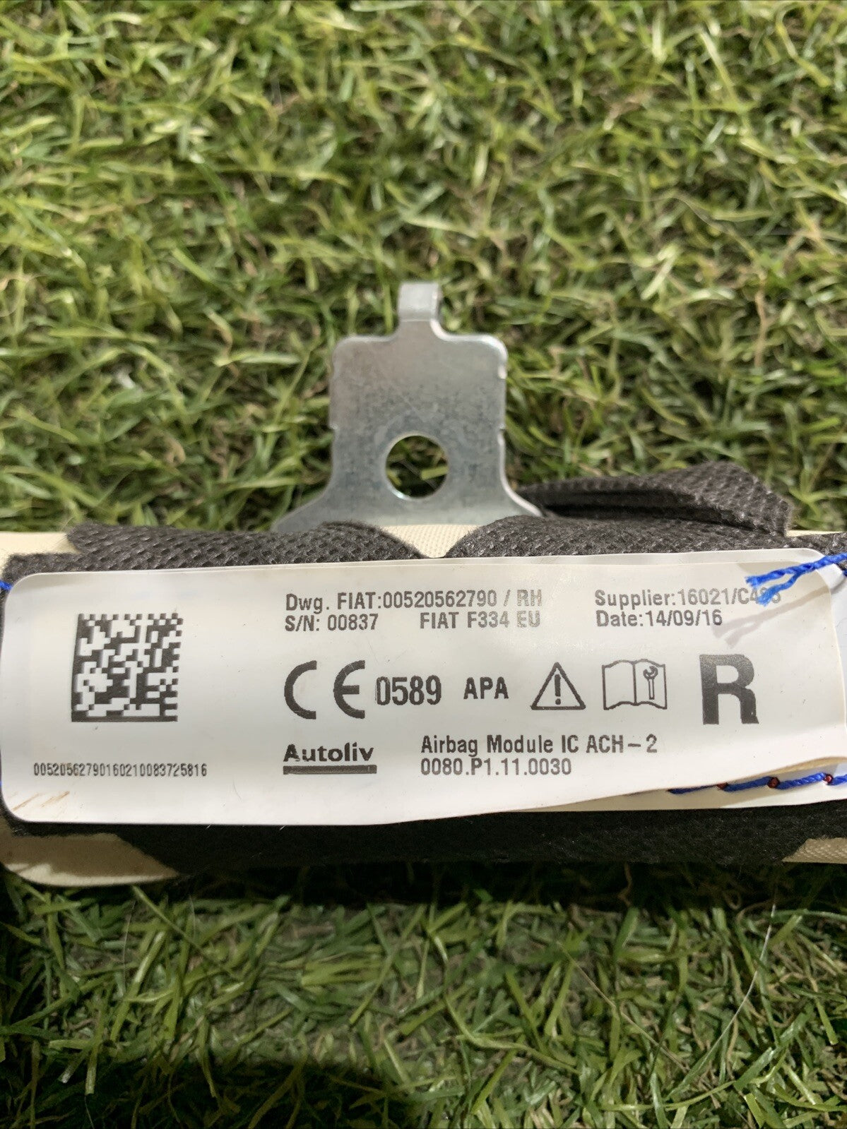 AIRBAG A TENDINA LATERALE PASSEGGERO DESTRA DX PER FIAT 500 X 00520562790 (15 )