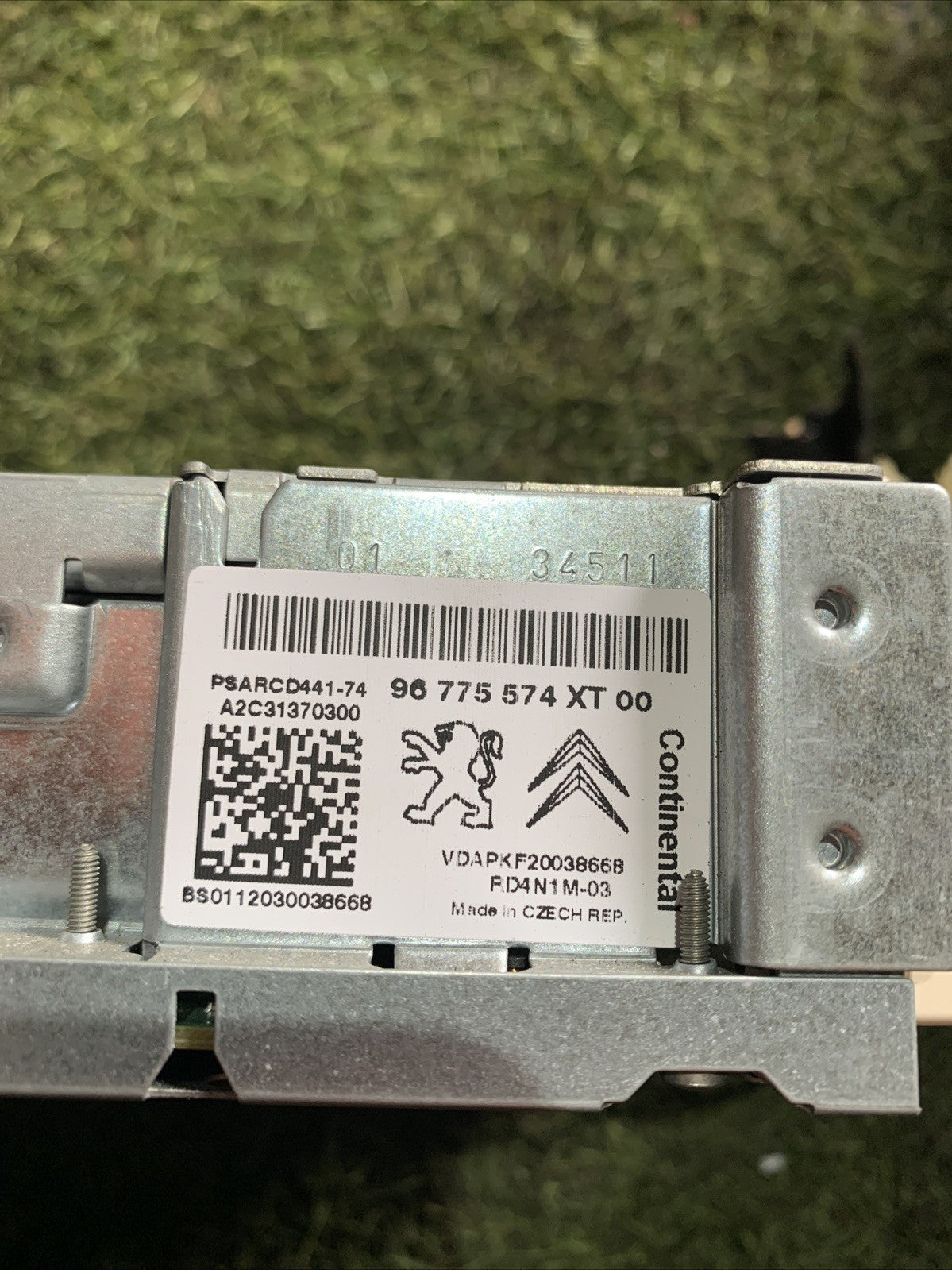 AUTORADIO CITROEN C3 Serie 96775574XT00 (09 15)