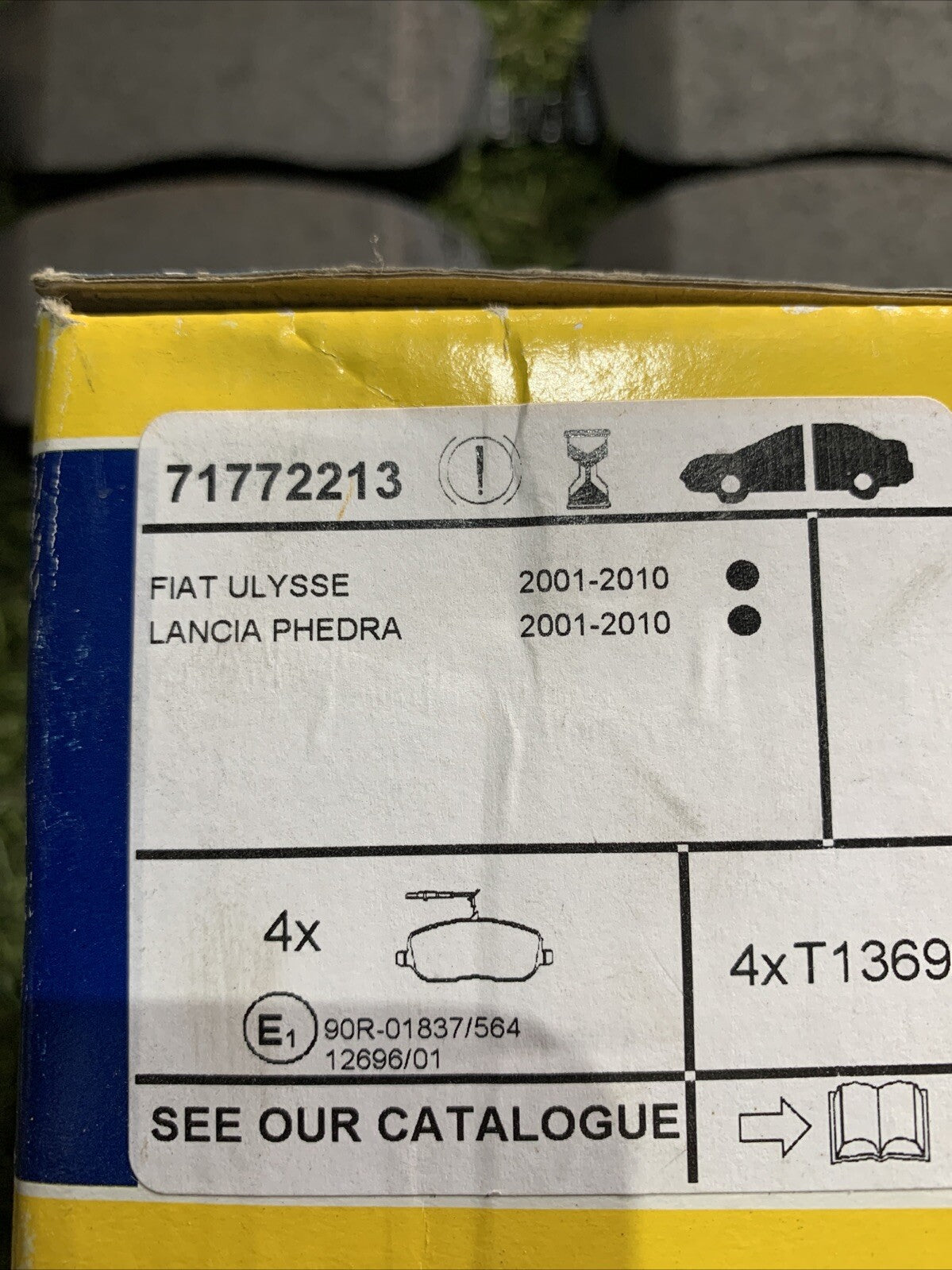 Pastiglie Anteriori Fiat ULYSSE Lancia PHEDRA