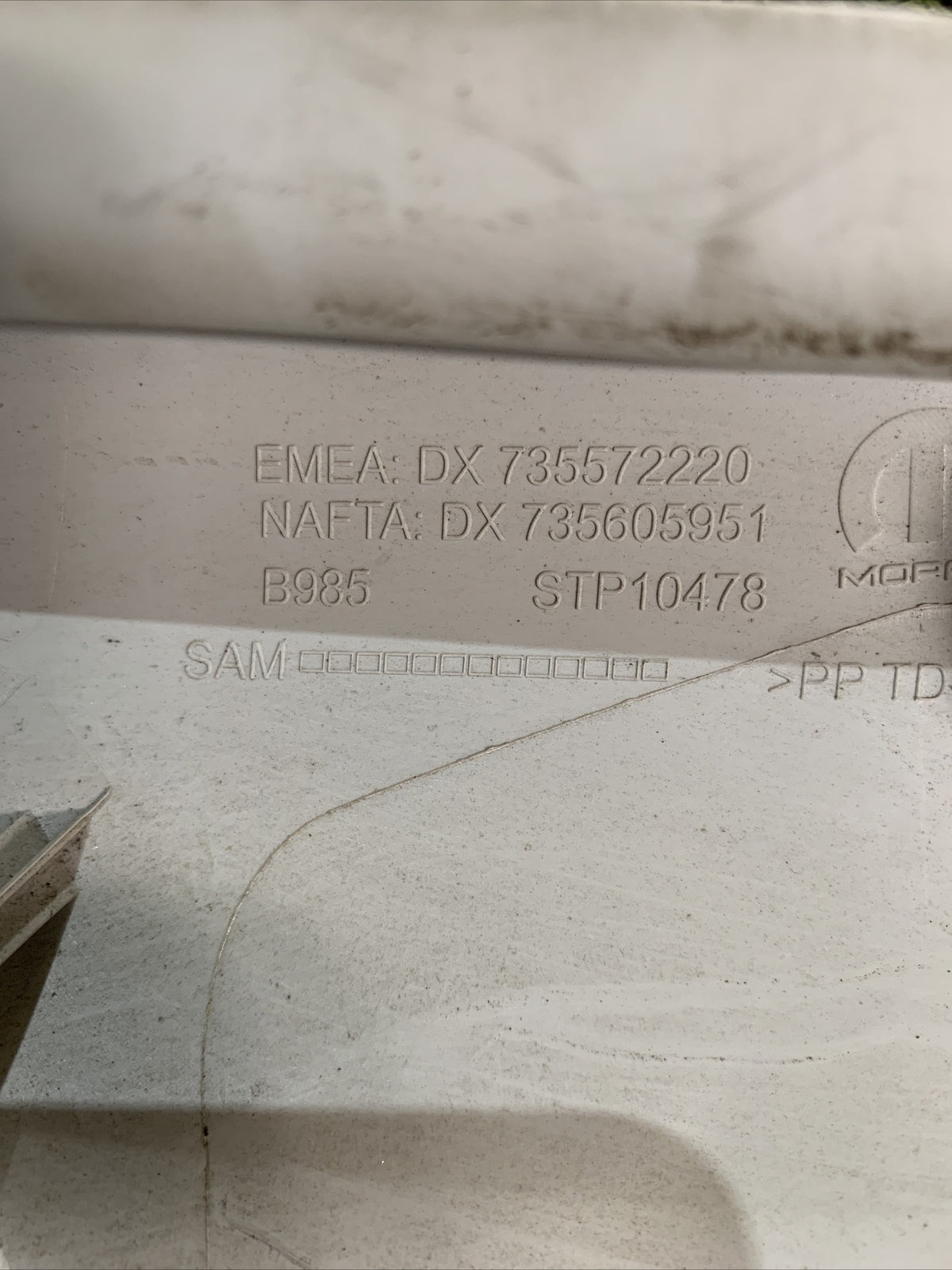 MODANATURA MONTANTE POST DX FIAT 500X (334) 2014-, 735572220