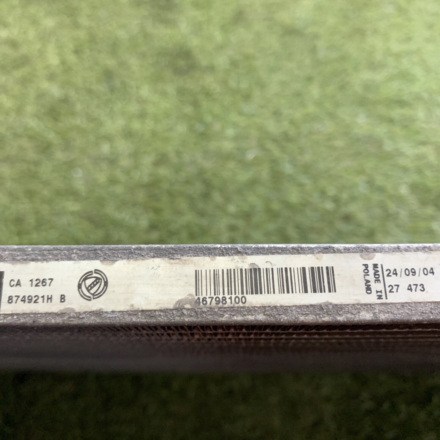 Condensatore Radiatore Aria Condizionata Fiat Panda 2003-2011 1.2 46798100