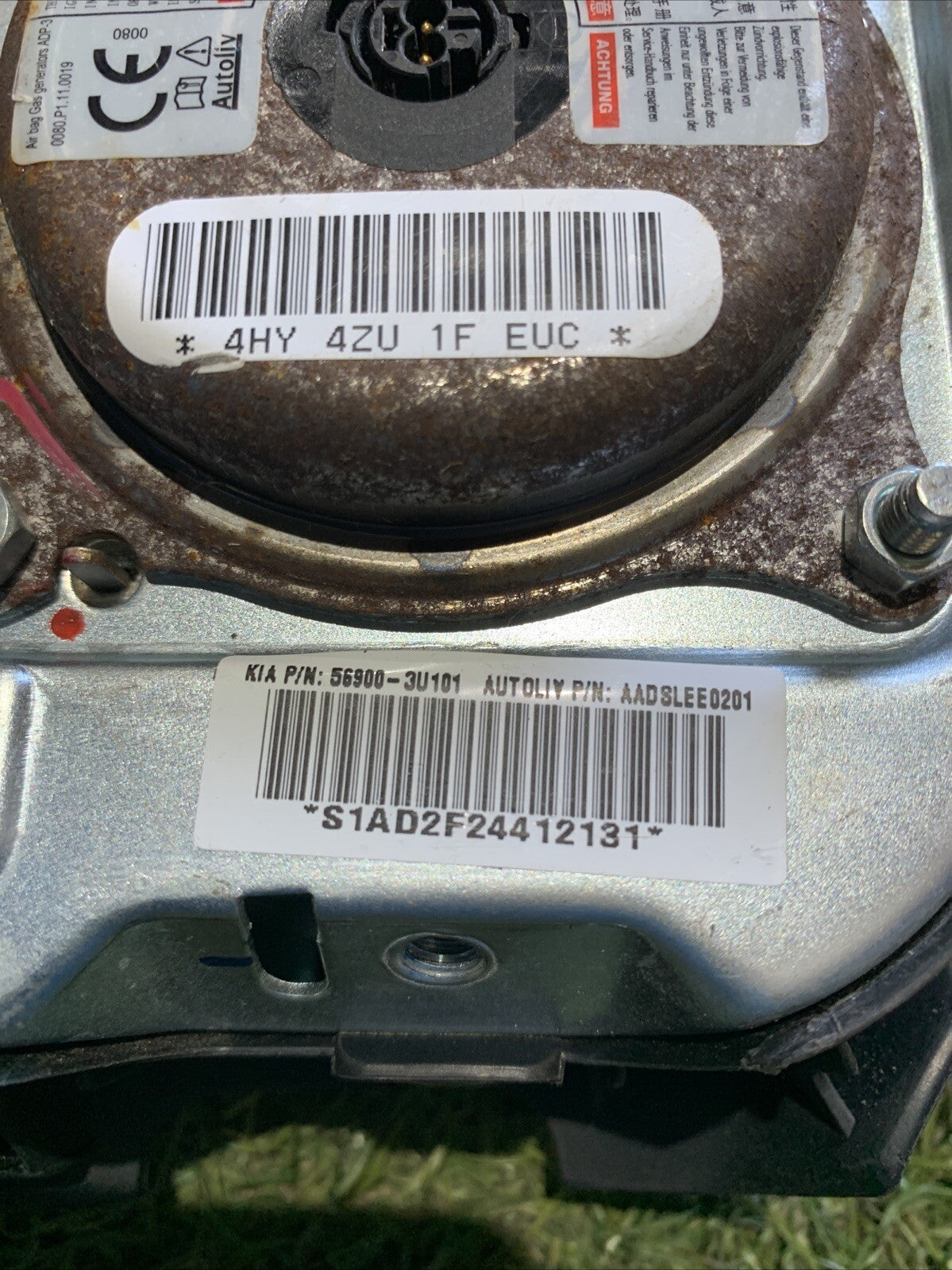 AIRBAG VOLANTE PER KIA Sportage Serie 569003U101 (10 16)