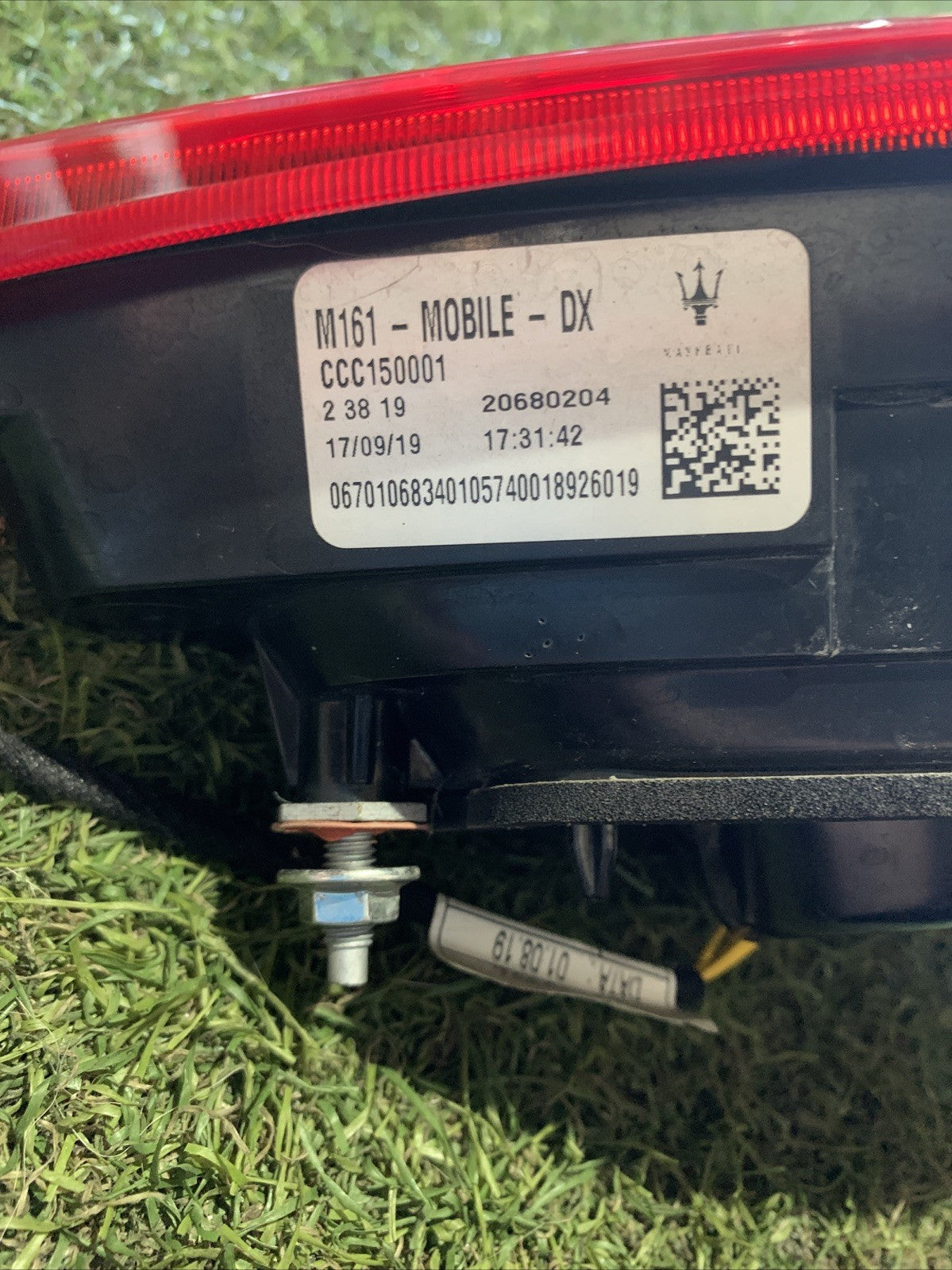 STOP FANALE INTERNO POSTERIORE DESTRO MASERATI LEVANTE DAL 2016 20680204