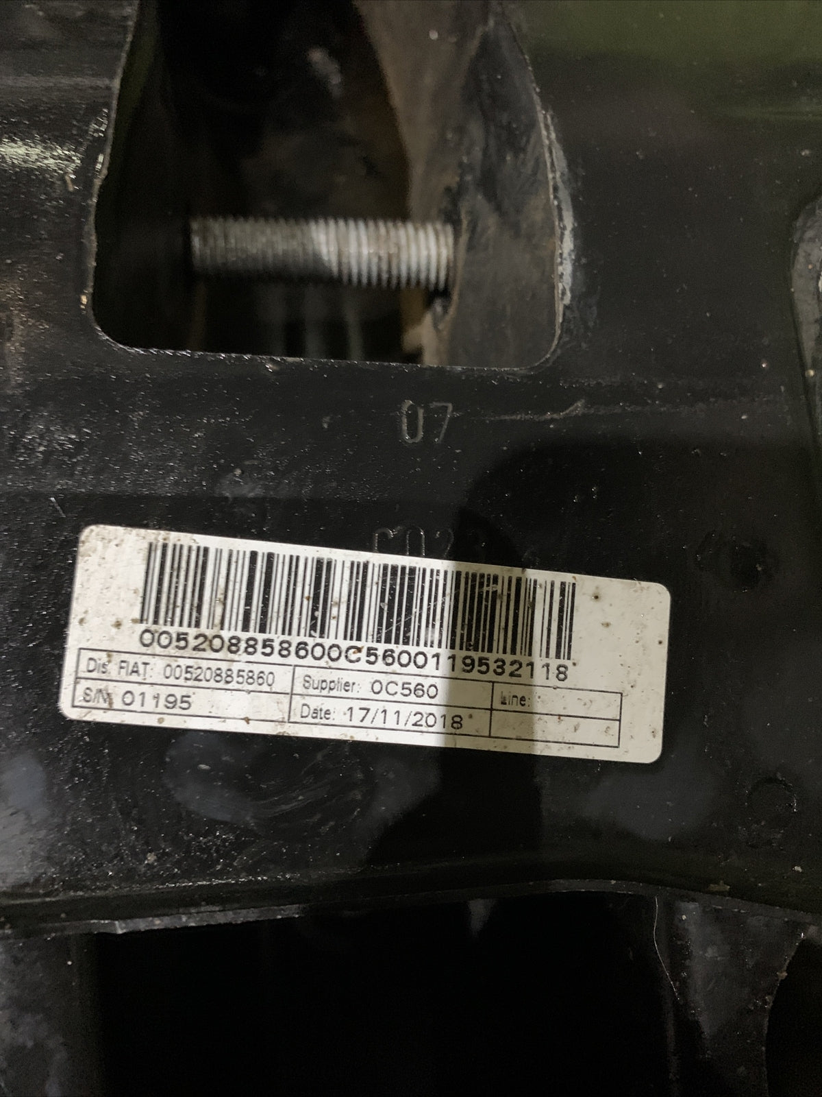 Ponte assale posteriore fiat 500x 1.3 multijet 2020 00520885860