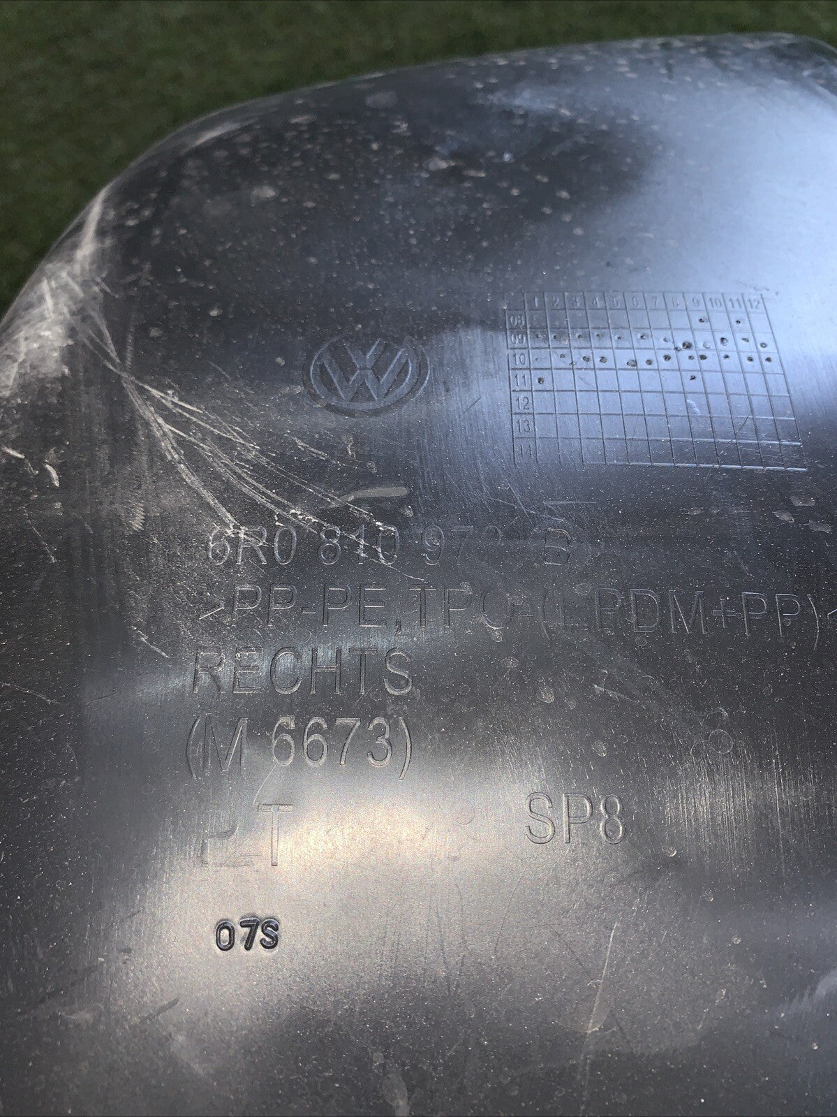 PASSARUOTA POST DX VOLKSWAGEN Polo 6R 6R0810972B