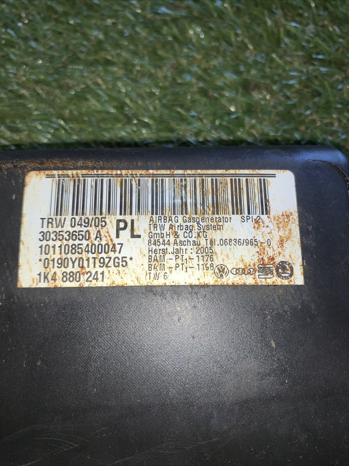 1K4880241 AIRBAG SEDILE SINISTRO LATO GUIDA VOLKSWAGEN GOLF 5 2006