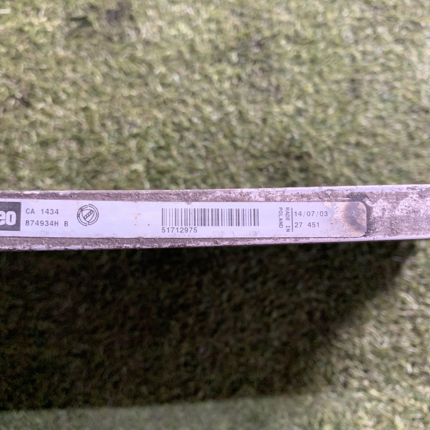 Condensatore Aria Condizionata Ac FIAT PUNTO II 188 1.2 Benzina