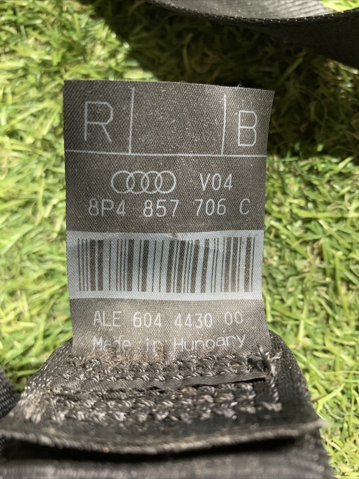 Cintura Di Sicurezza Anteriore Destra Audi A3 8P 2010 5 Porte