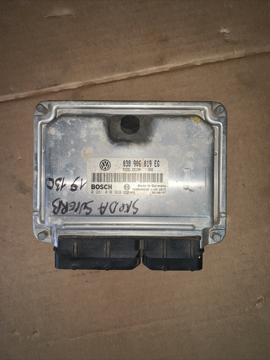 038906019EG CENTRALINA MOTORE BOSCH SKODA SUPERB 1.9 TDI (2001\2008)