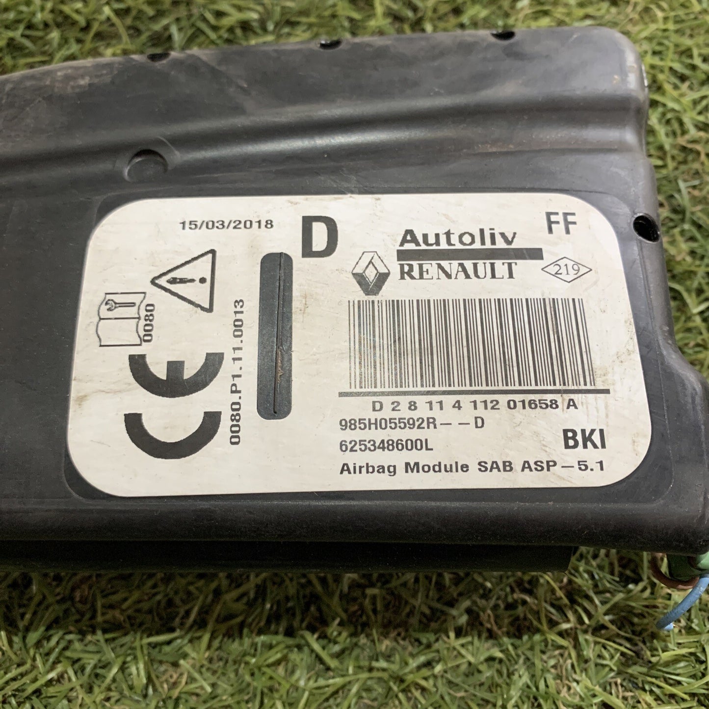 985H05592R AIRBAG SEDILE DESTRO LATO PASSEGGERO RENAULT Clio Serie IV