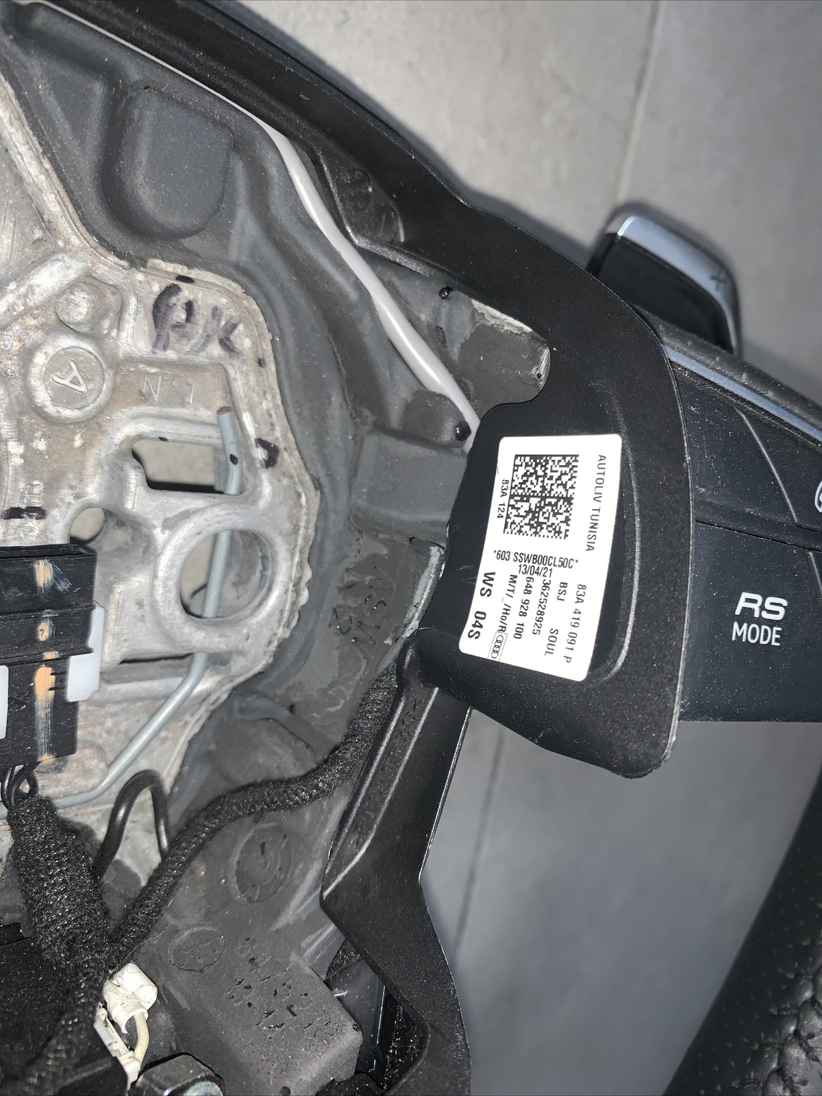 Volante Sterzo Audi Rsq3 Rs3 S3 A3 Multifunzione Con Palette 83A419091P