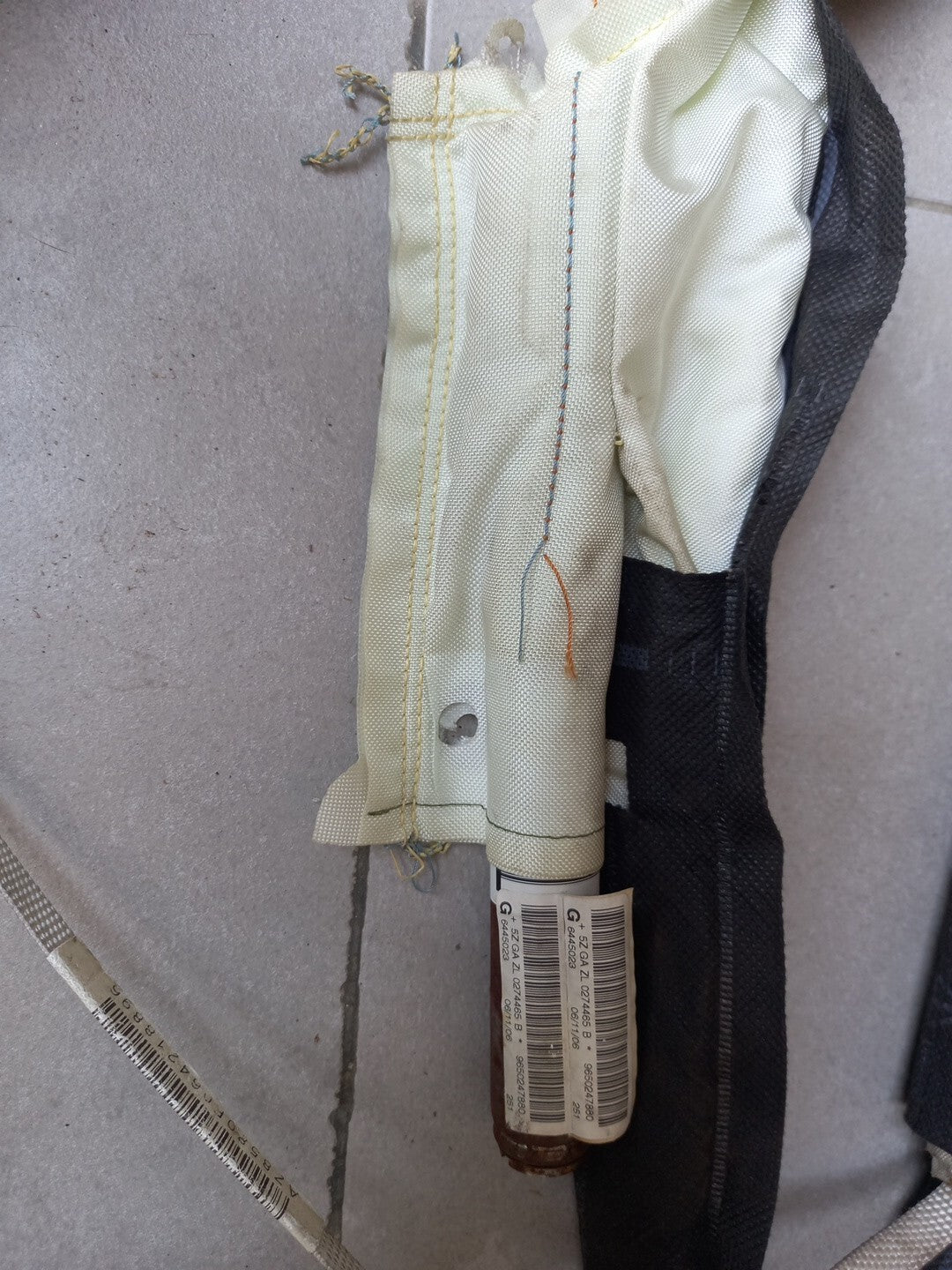 tendina tetto sinistra Peugeot 207 originale Cod 9650247880