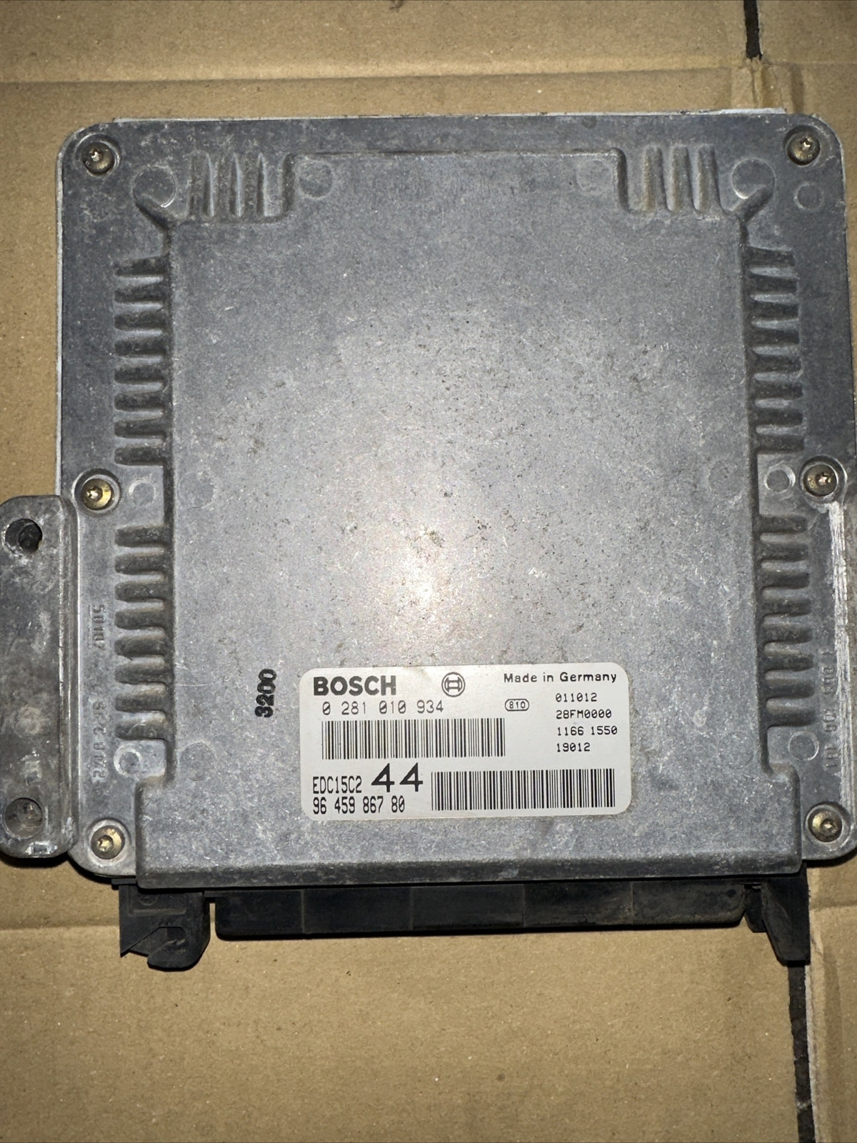028110934 9645986780 EDC15C2  CENTRALINA MOTORE FIAT ULISSE PEUGEOT SCUDA