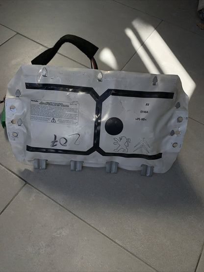 Airbag lato passeggero dx Peugeot 207 dal 2006 al 2015 cod 9650100380