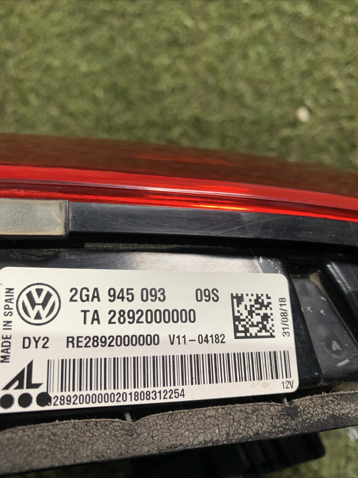 Stop Fanale Posteriore Sinistro Interno Volkswagen T-roc 2019 2GA945093