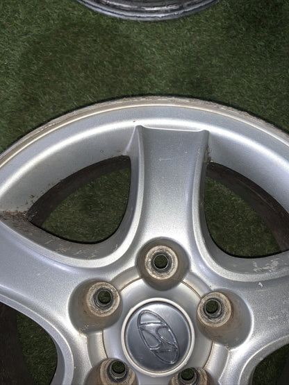52910-26250 4CERCHI IN LEGA DA 16 POLLICI 5 FORI 6,5JX16 ET 46 HYUNDAI SANTA FE