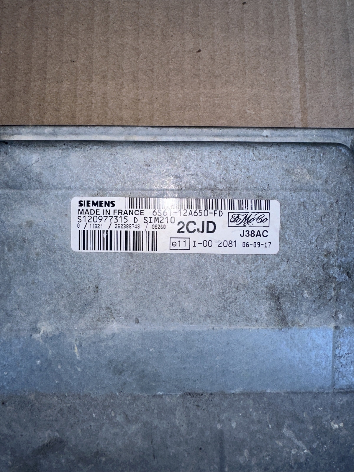 Centralina motore ECU 6S61-12A650-FD per Ford Fiesta Mk5 2002-2008 usata (81484)