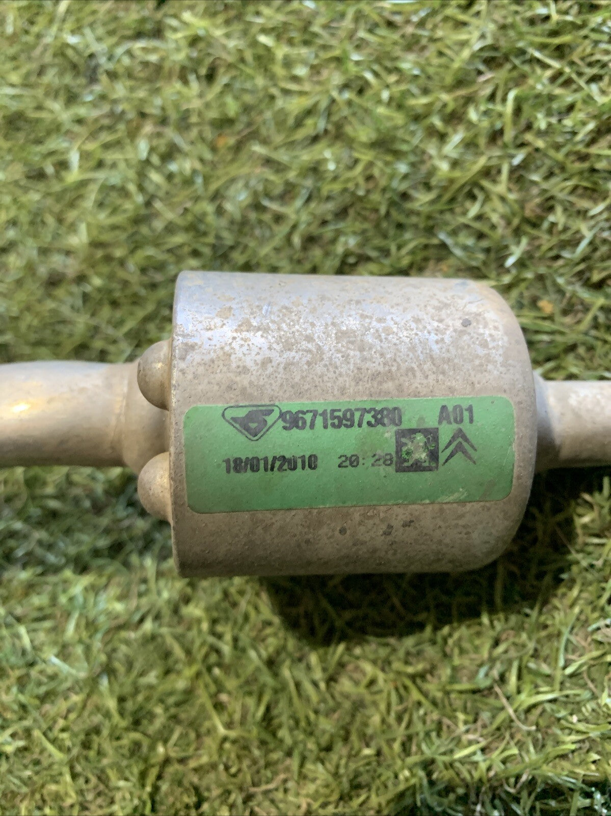 9671597380 TUBO TUBAZIONE CLIMA ARIA CONDIZIONATA PEUGEOT 207 1.4 D 2007 (2)