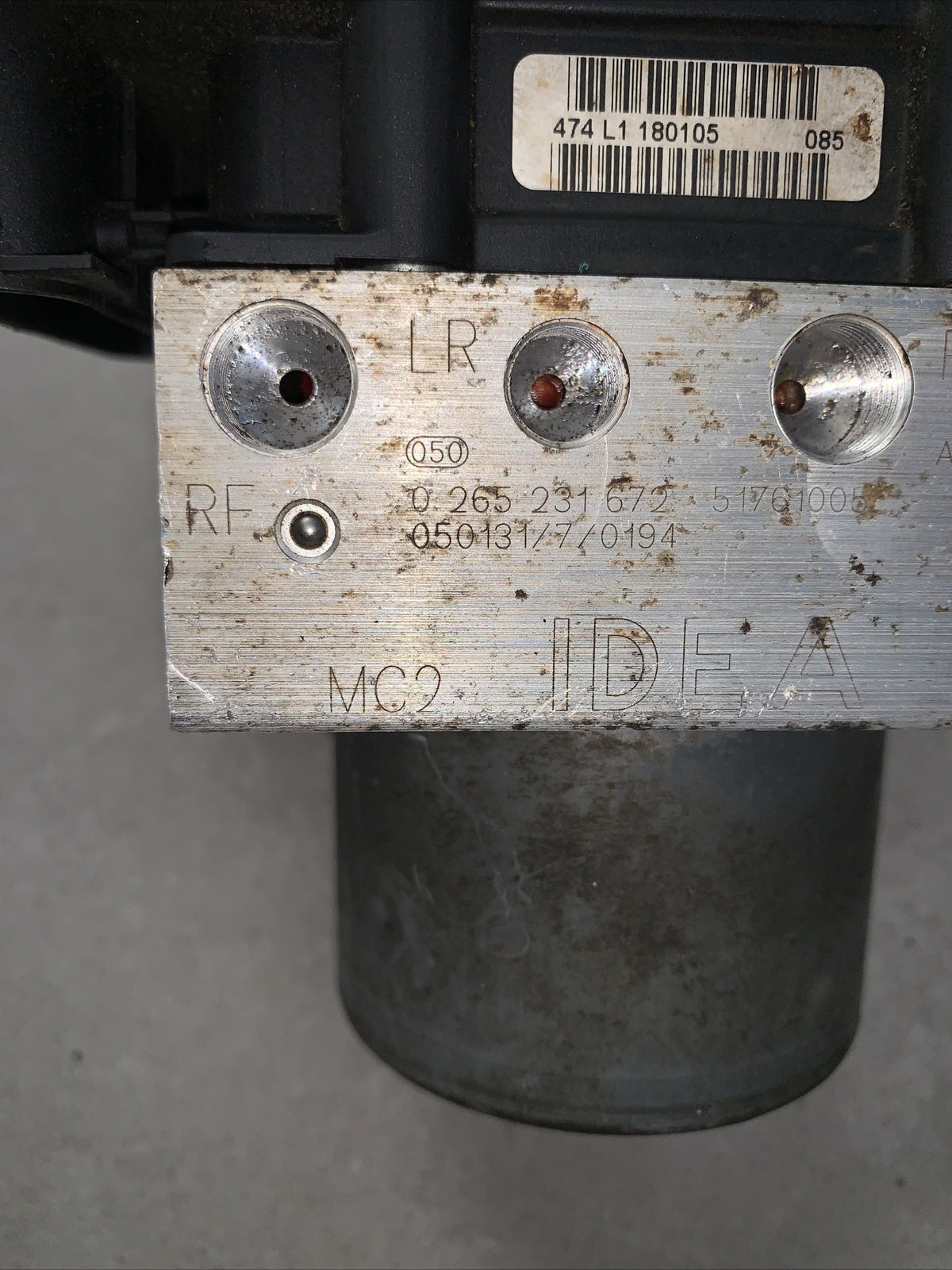 Centralina ABS Fiat Idea 1.3 Mjet 2009 51761005 0265800495 0265231672