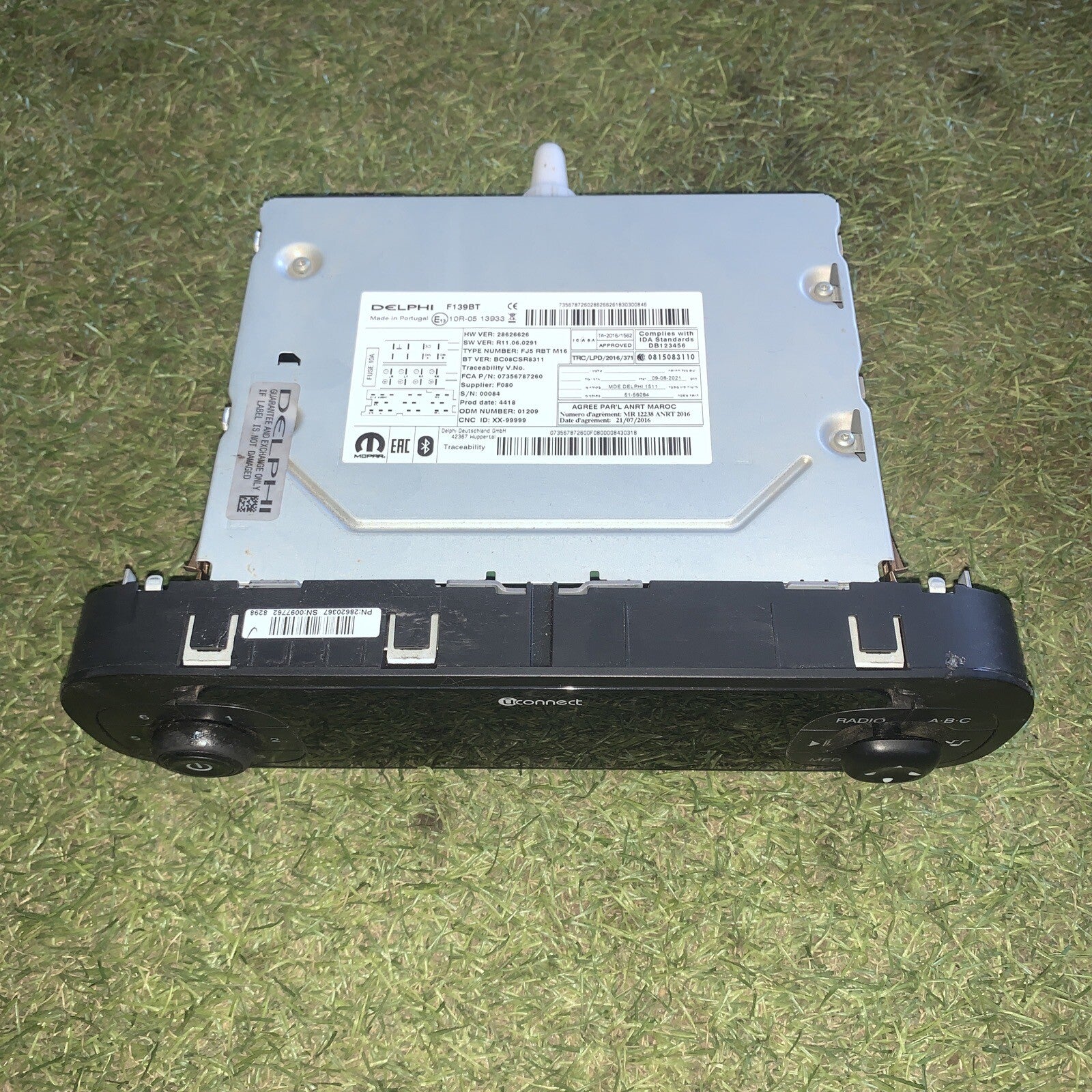 07356787260 RADIO STEREO AUTORADIO BLUETOOTH FIAT NEW PANDA 319 (2)