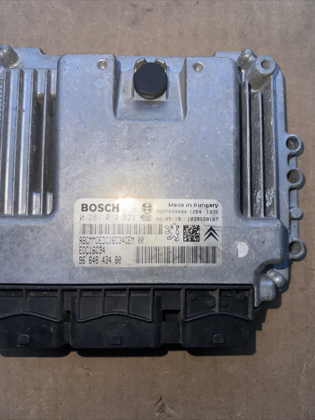 Centralina Motore ECU Peugeot 307 CITROEN C3 9657699480 0281012523 9664843480