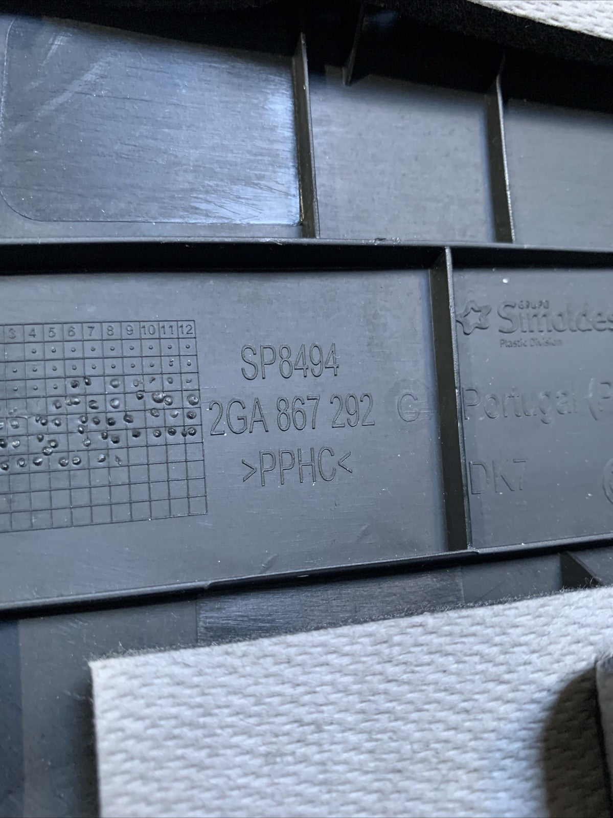 Rivestimento Montante Centrale Destro Volkswagen T-roc 2GA867292C