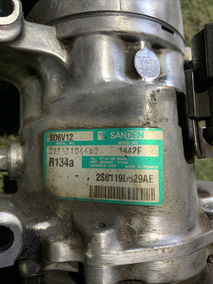 Compressore Aria Condizionata Sanden Ford Fiesta 2006 1.4 Diesel 2S6119D629AE