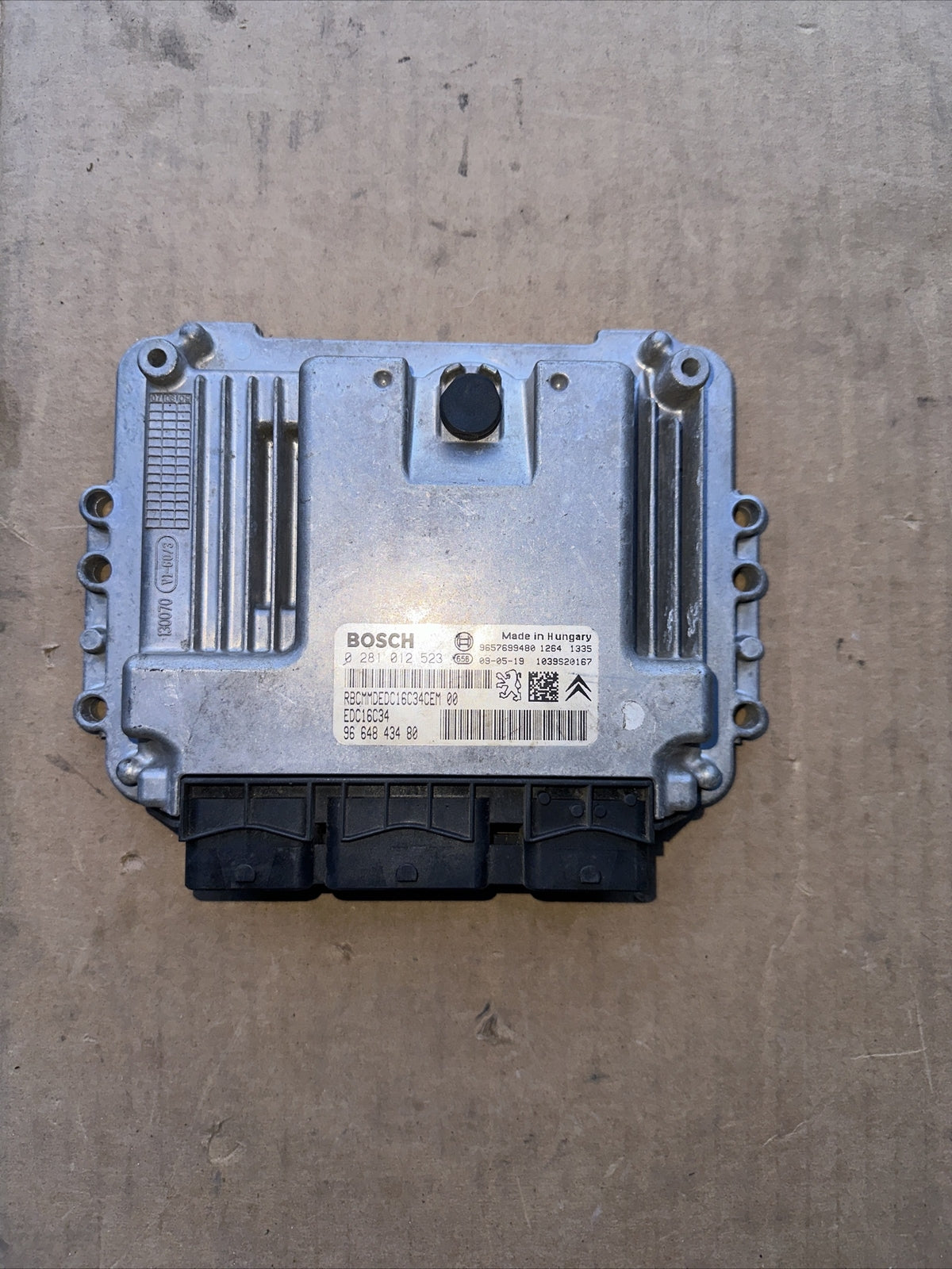 Centralina Motore ECU Peugeot 307 CITROEN C3 9657699480 0281012523 9664843480