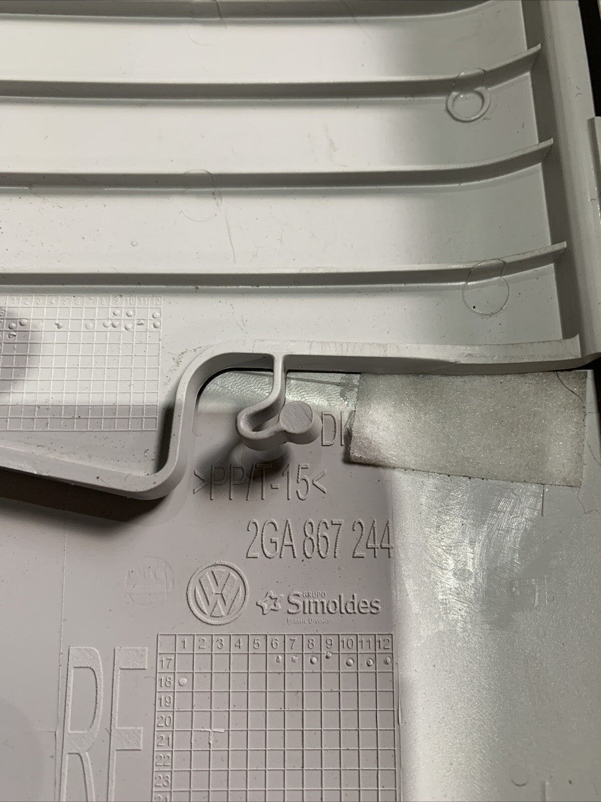 Rivestimento Modanatura Colonna Superiore Centrale Destra Volkswagen T-Roc