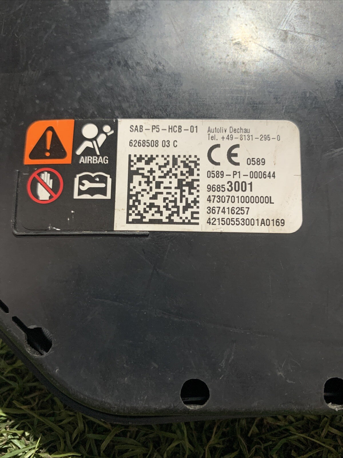 AIRBAG SEDILE SINISTRO PER OPEL Corsa E 3° Serie 96853001 (15>)