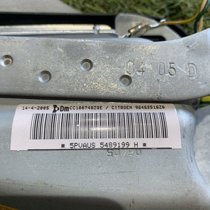 AIRBAG SEDILE ANTERIORE DX DESTRO CITROEN C3 [02-09] 96462516ZQ