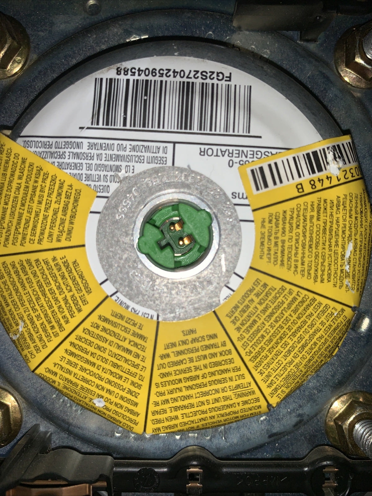 735388305 Airbag Volante Fiat Panda 2 ° Serie 2003-2012 ORIGINALE  