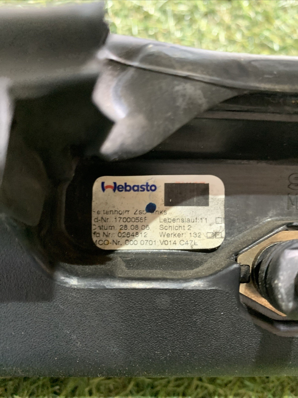 RIVESTIMENTO GUIDA ESTERNA CAPOTE LATO SINISTRO SMART FORTWO 450 2006