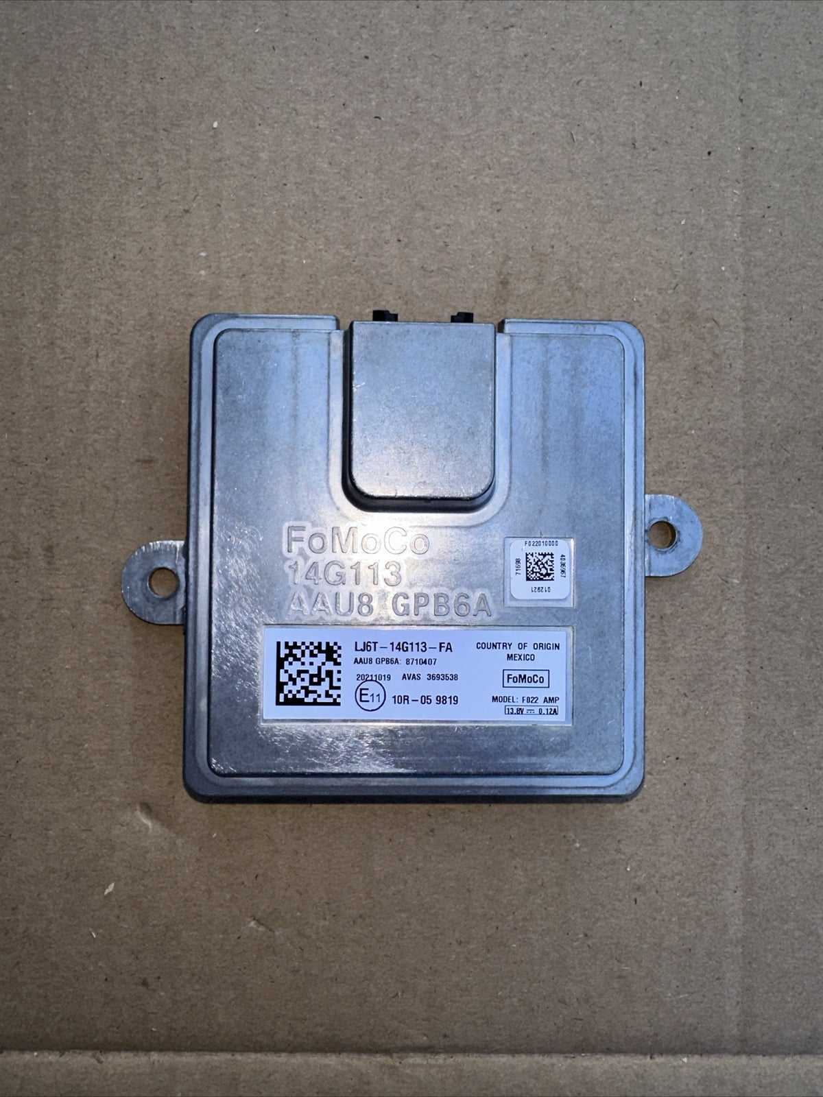 FORD KUGA MK3 BLOCCO SEGNALAZIONE PEDONI LJ6T-14G113-FA 2019/2022