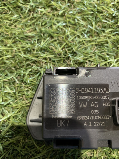 INTERRUTTORE COMANDO LUCI VOLKSWAGEN Golf 8 5H0941193AD