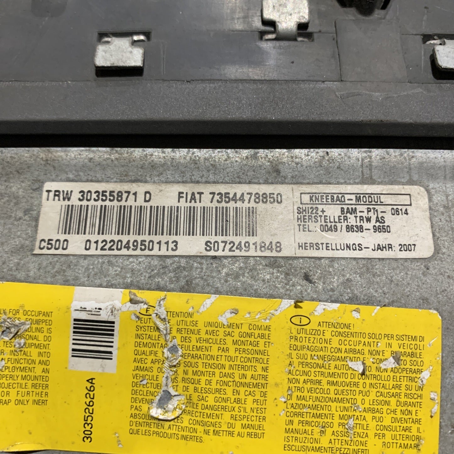 Airbag Ginocchia Sinistro Fiat Croma 30348797