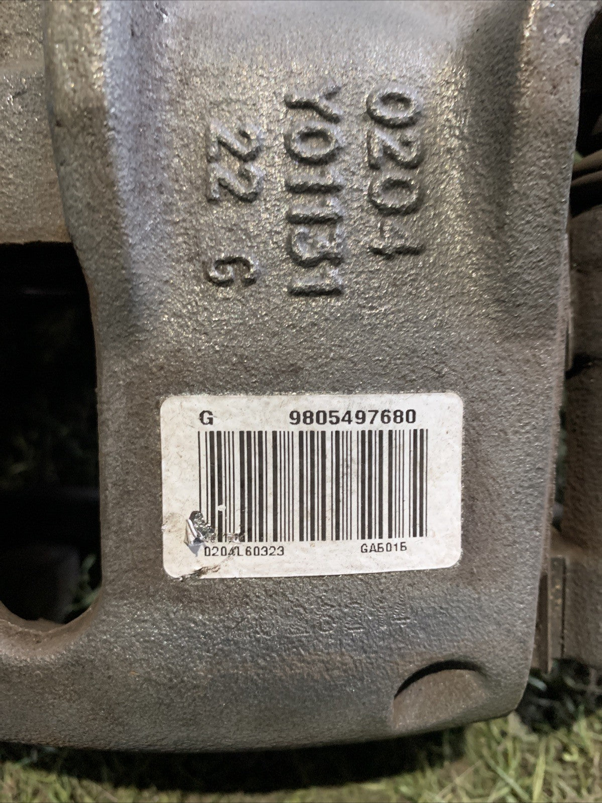 Pinza Freno Anteriore Sinistra Citroen C3 Dal 2016 1.2 Benzina 9805497680