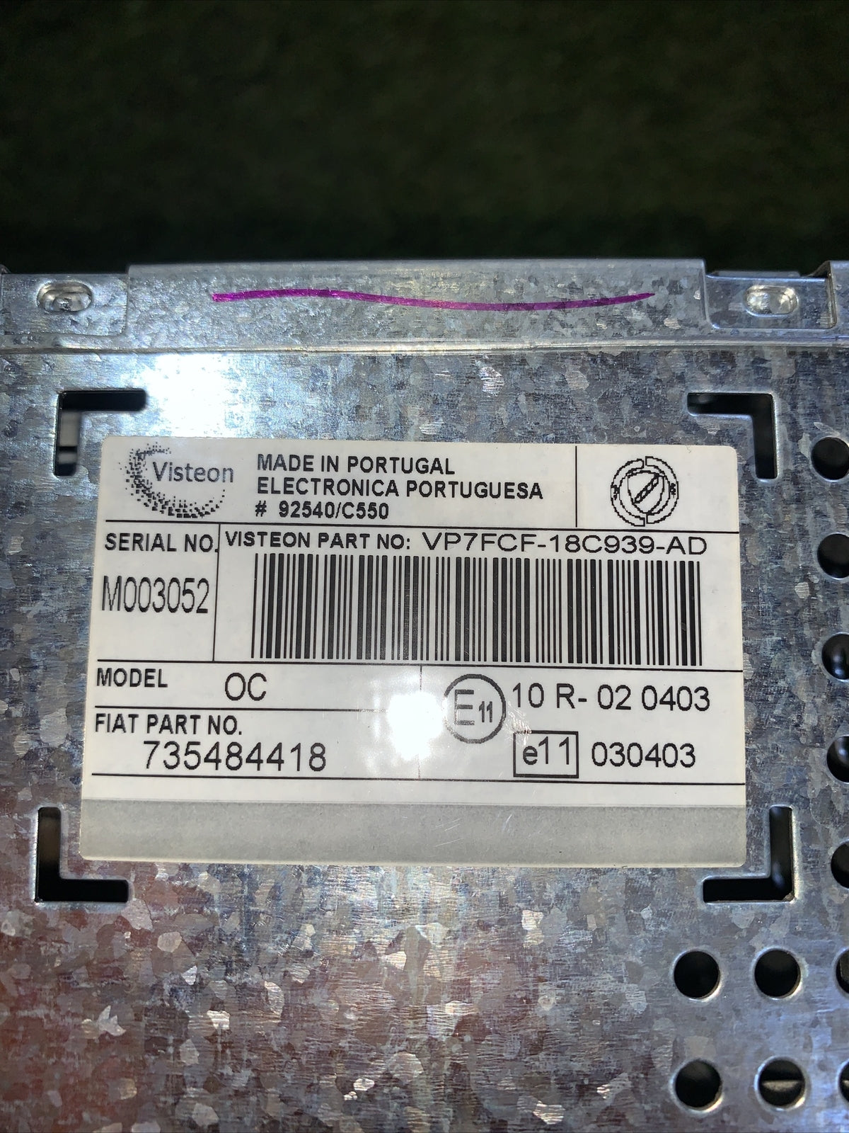 Stereo Autoradio Fiat Bravo 735484418