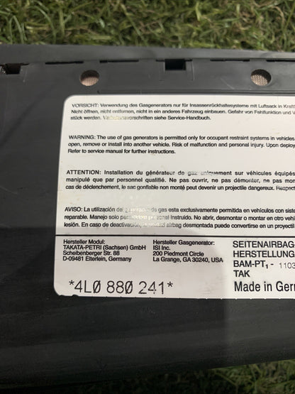 AIRBAG SEDILE SINISTRO AUDI Q7 2006 4L0880241