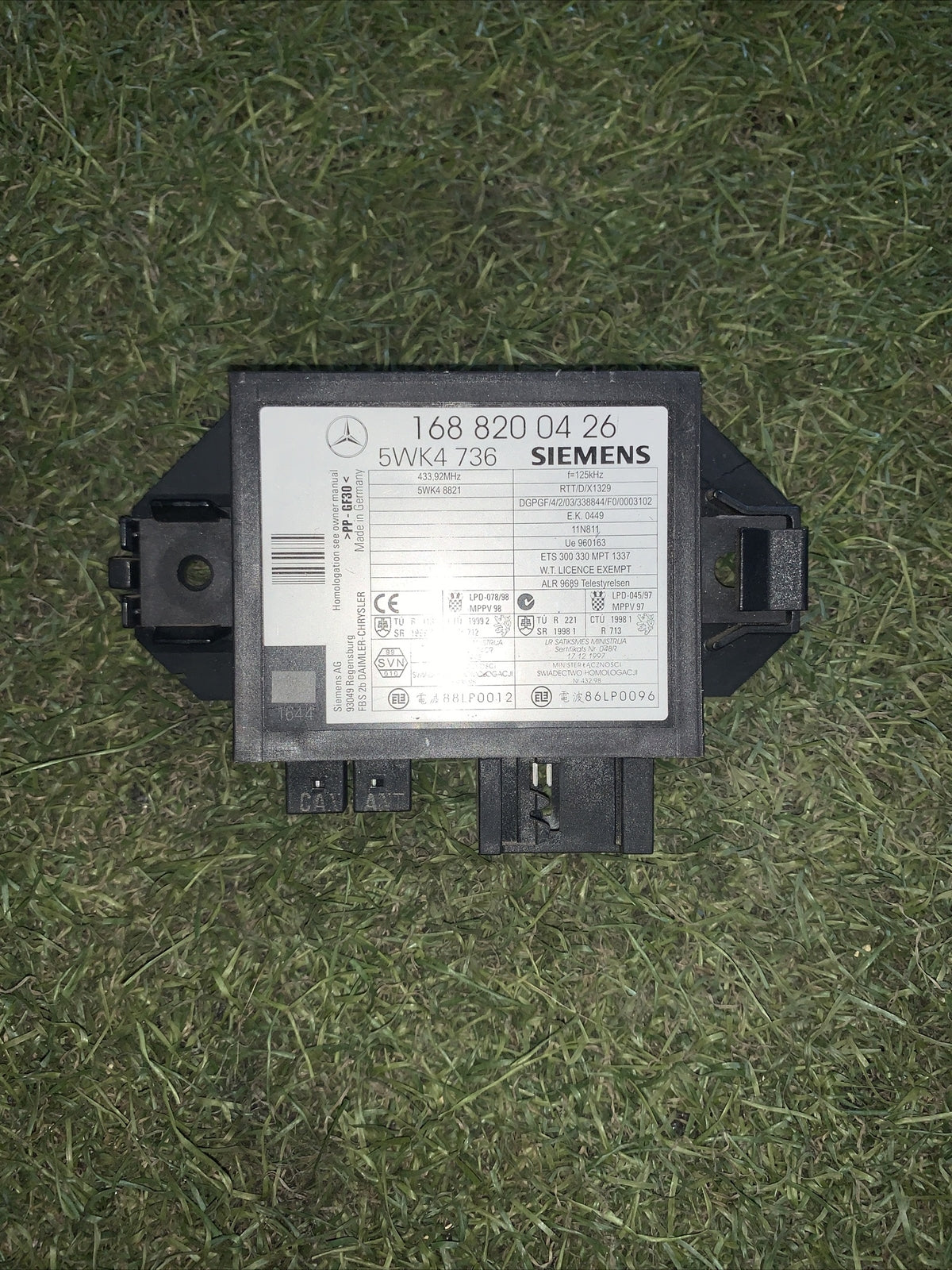 Centralina Immobilizzatore A1688200426 MERCEDES Classe A W168 2002