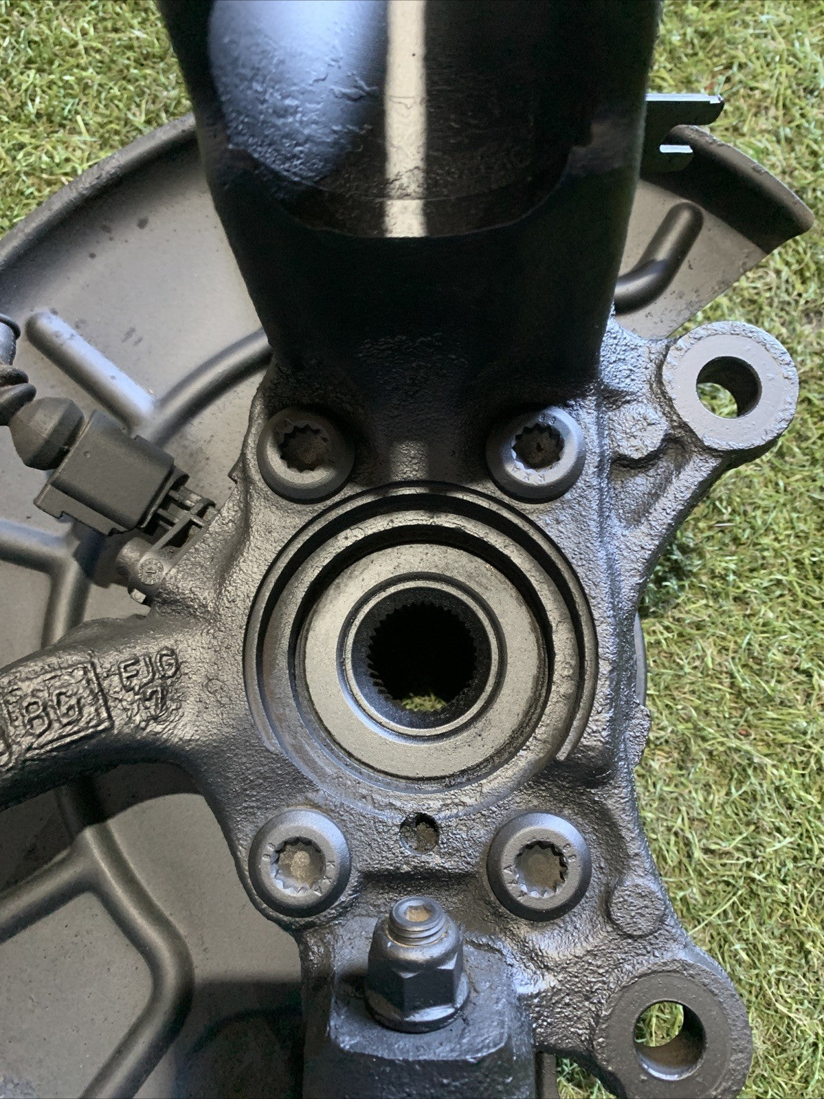 Mozzo Montante Fusello Anteriore Sinistro Audi A3 8P 1.9 Diesel 1K0407255N