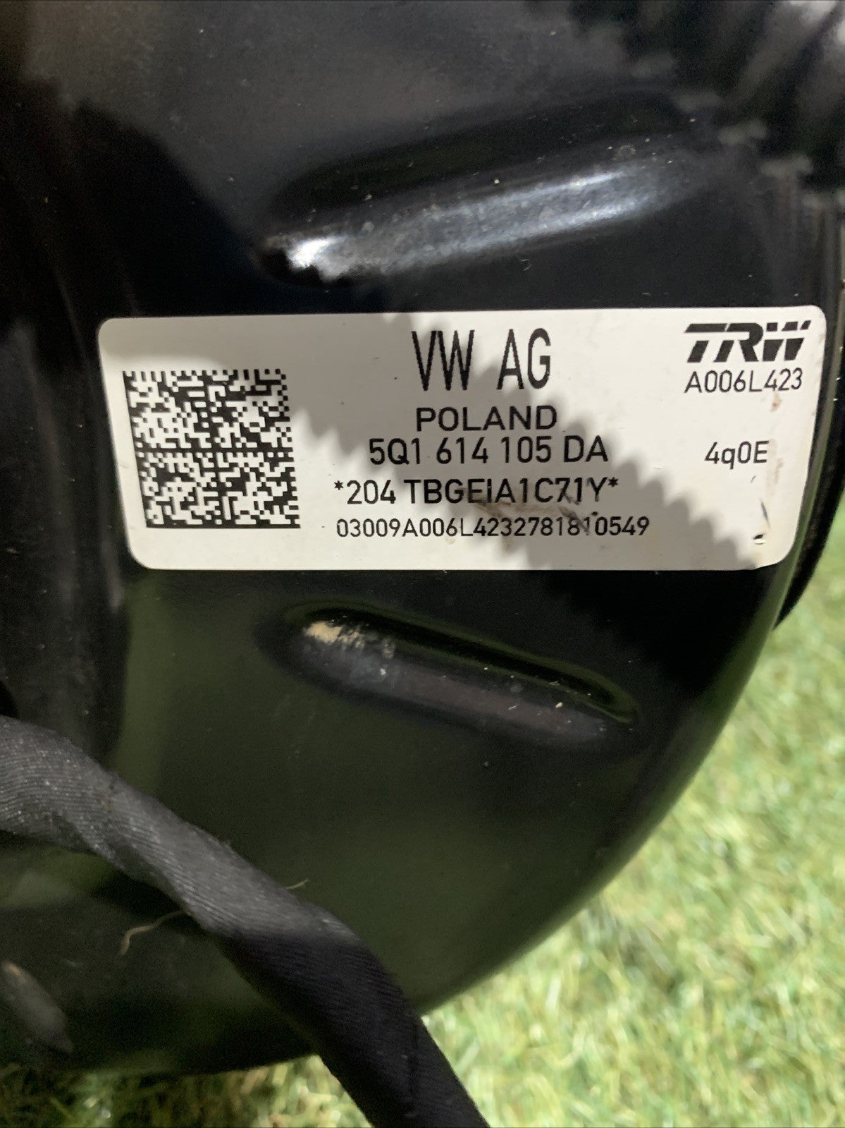 POMPA SERVOFRENO VOLKSWAGEN GOLF 7 1.6 DIESEL 5Q1614105DA