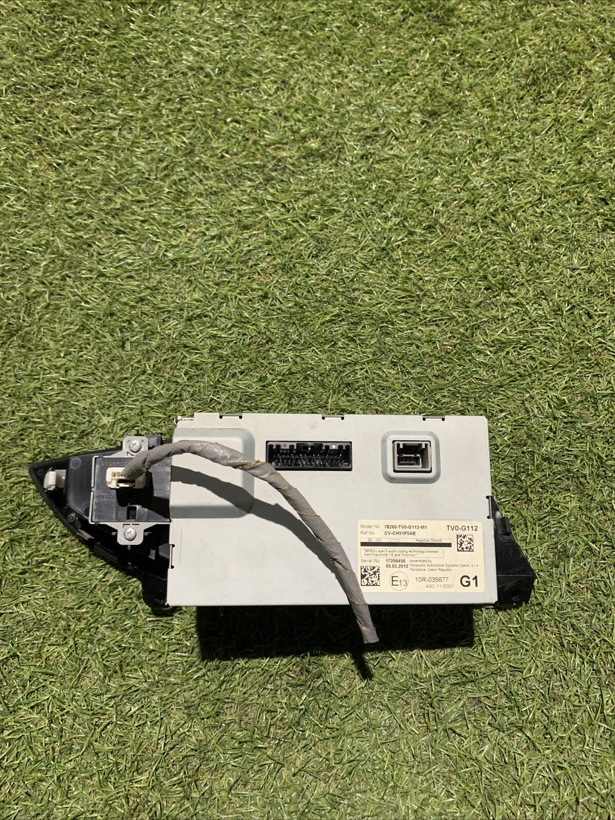 DISPLAY MULTIFUNZIONE PER HONDA CIVIC (12-15) 1.4 16V I-VTEC (73KW) BER. 2012