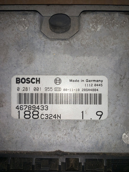 Centralina motore FIAT Punto BOSCH 0281001955 / 46789433 / 28SA4884 (D)