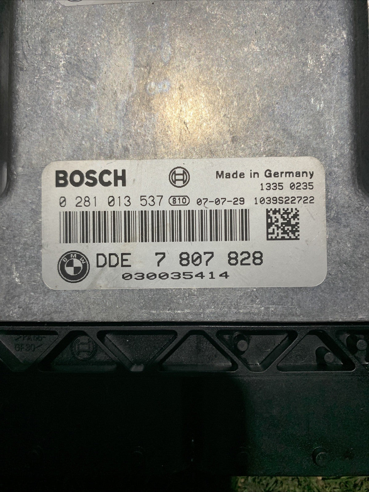 Centralina Motore Bmw Serie 1 E81 2007 2.0 Diesel DDE7807828