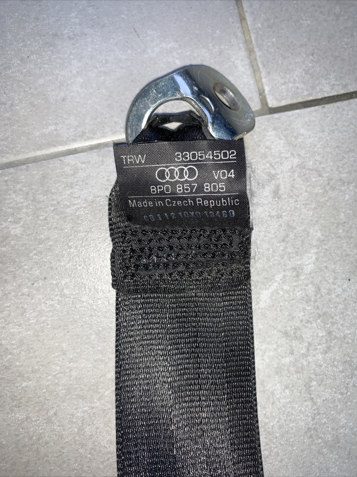 8P0857805 CINTURA DI SICUREZZA POSTERIORE SINISTRA AUDI A3 2.0 103KW 3P D 6M