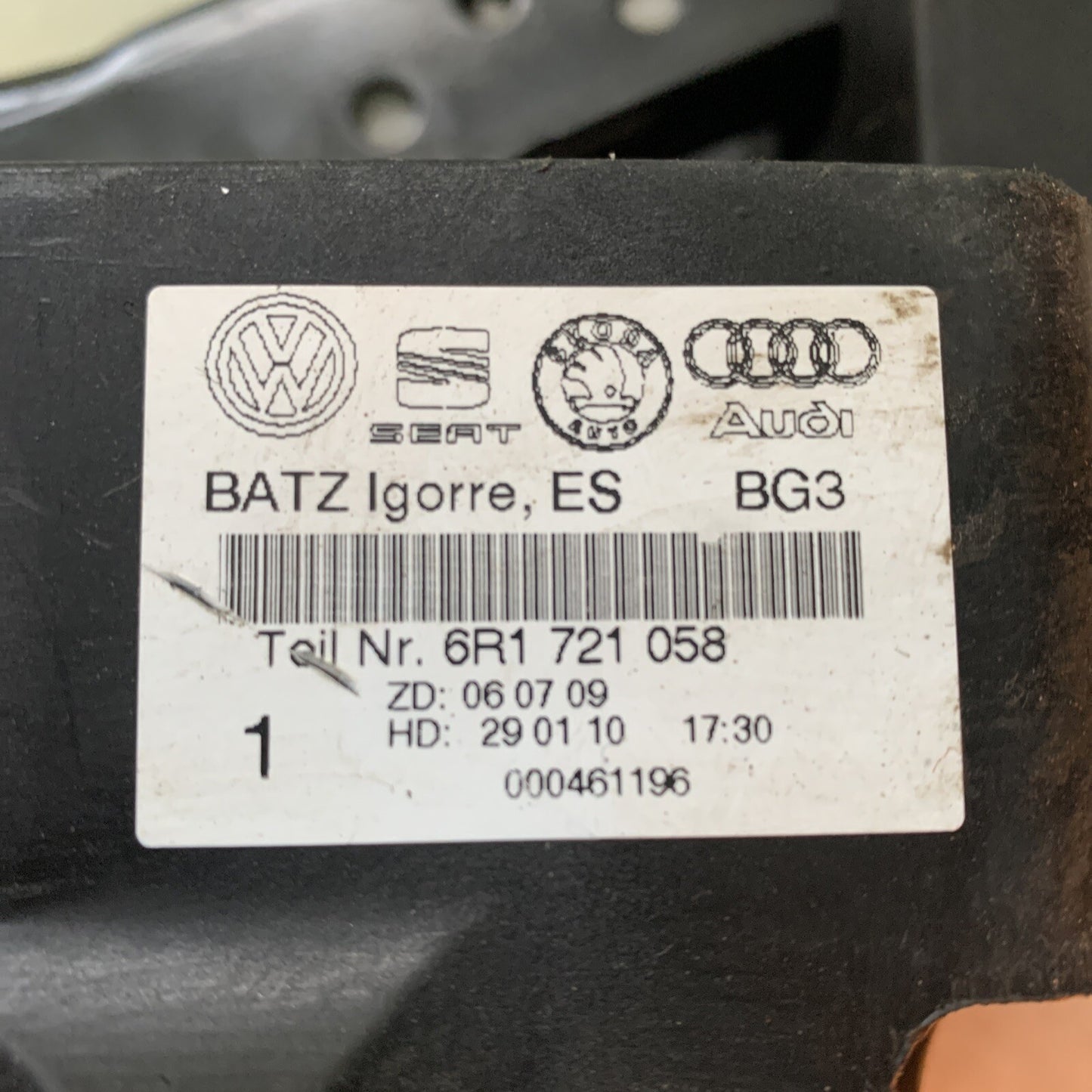 PEDALE FRENO VOLKSWAGEN Polo 5° Serie 6R1721058